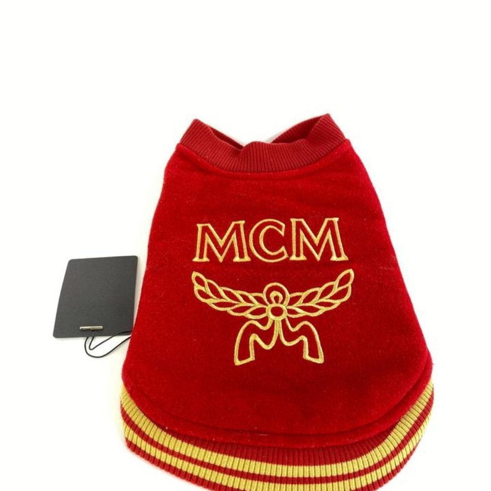 MCM Varsity Jacket Visetos Logo Sweater Dog Shirt